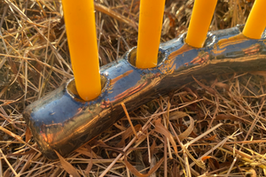 Ceramic Hanukkah Menorah