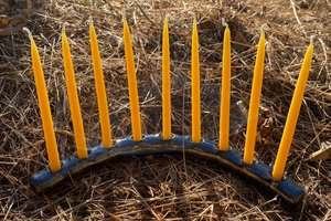 Ceramic Hanukkah Menorah