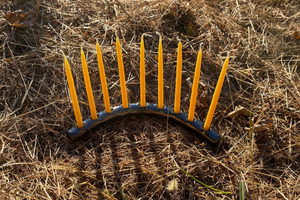 Ceramic Hanukkah Menorah